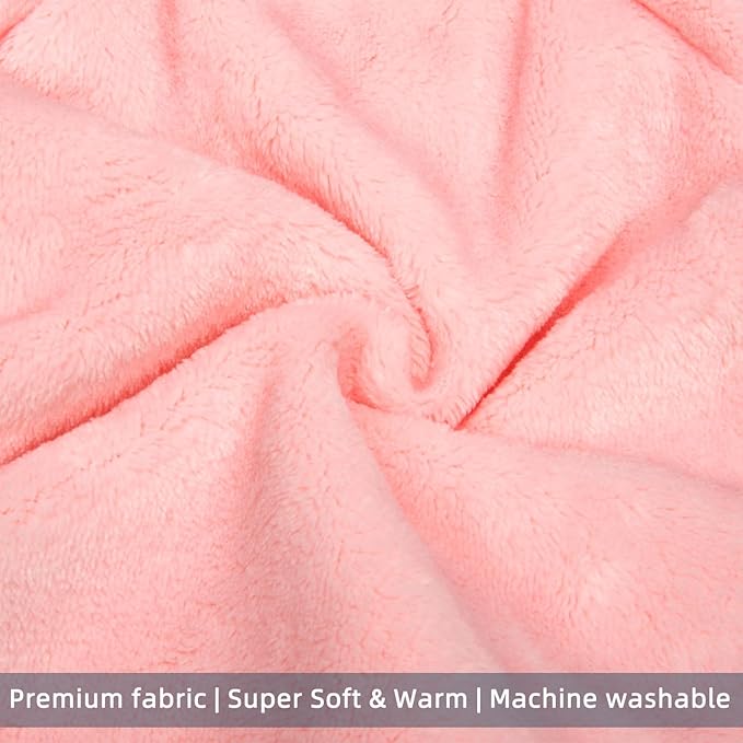 FabriCastle Dog Hoodie Sweater for Small Dogs Boy and Girl, Dog Clothes XS XXS Puppy Sweatshirt, Pet Outfit, Cat Clothing Super Soft Warm Snap On Closure (Pink, X-Small)