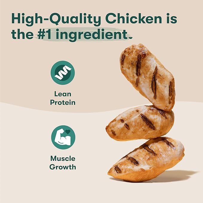 Jinx Chicken Dog Training Treats – Healthy All-Natural Mini Bite-Sized Dog Treats for Training with Cage-Free Chicken - Pet Products for All Dogs (Puppies, Adults & Seniors) - 4oz