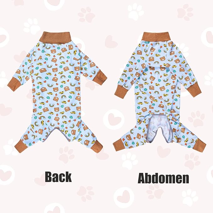 Dog Recovery Suit After Surgery Female Male, Medium Large Dog Neuter Shirt Cone Alternatives Prevent Licking Surgical Onesies (Brea, 3XL)