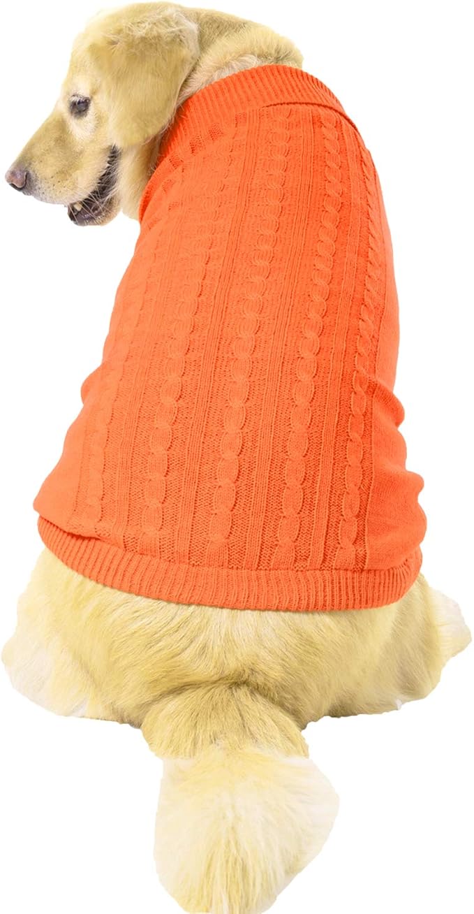 Dog Sweater, Warm Dog Sweaters for Small Dogs Medium Large Dogs, Cute Winter Classic Turtleneck Pet Sweater Cat Sweater Dog Clothes Coat Dog Christmas Sweaters for Girls Boys Dog Puppy Cat