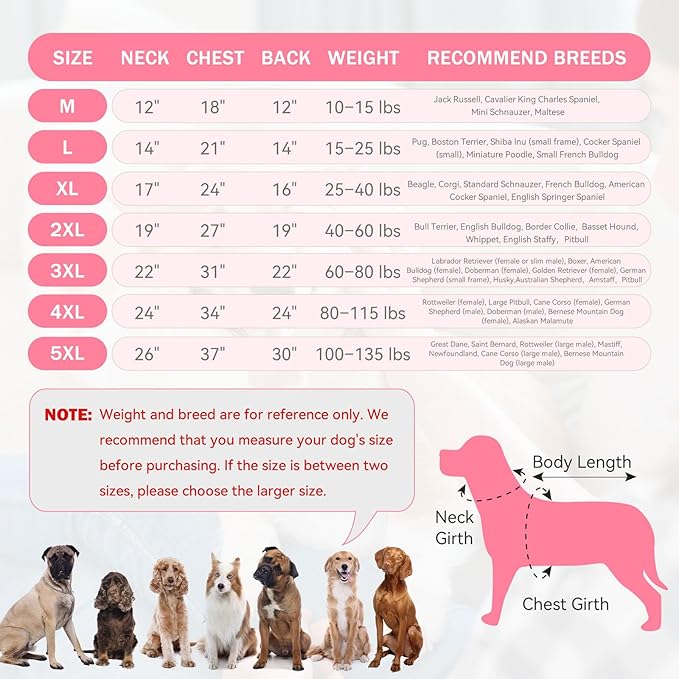 3XL Dog Sweaters for Large Dogs,Dog Hoodie,Cozy Fleece Interior Sweatshirt with Hood & Pocket,Leash Hole,Pet Clothes Sweater for Small,Medium,and Large Dogs,Pink&3XL