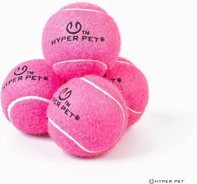 Hyper Pet Mini Extra Small Tennis Balls for Dogs, 1.75 Inch, 4 Pack, Pink