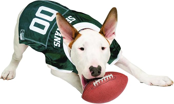 Pets First NCAA College Michigan State Spartans Mesh Jersey for DOGS & CATS, XX-Large. Licensed Dog Jersey with your Favorite Football/Basketball College Team