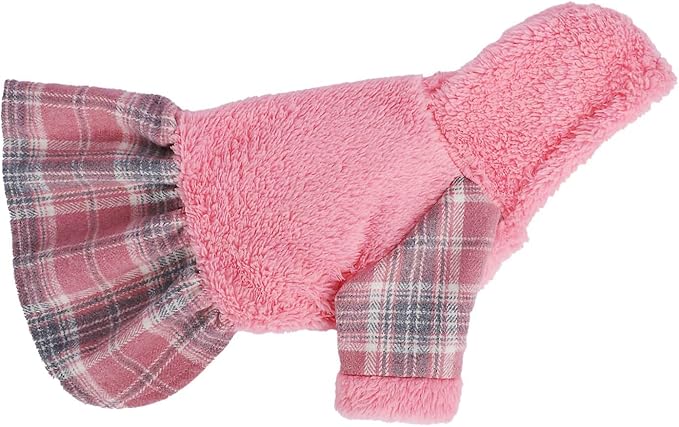 Dog Hoodie Sweater Clothes for Small Dogs Boy Girl Pet Hoodies for Cold Weather Coats Spring Dog Sweatshirt for Chihuahua Yorkie Cat Sweater Costumes, XXS, Pink