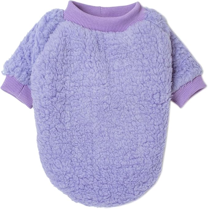 Dog Sweaters Clothes Coat for Small Dogs Boy or Girl Cat Puppy Coat Sweatshirts Soft Warm Fluffy Winter Jacket Apparels (Angel Pink,Lavender,Pink, Medium)