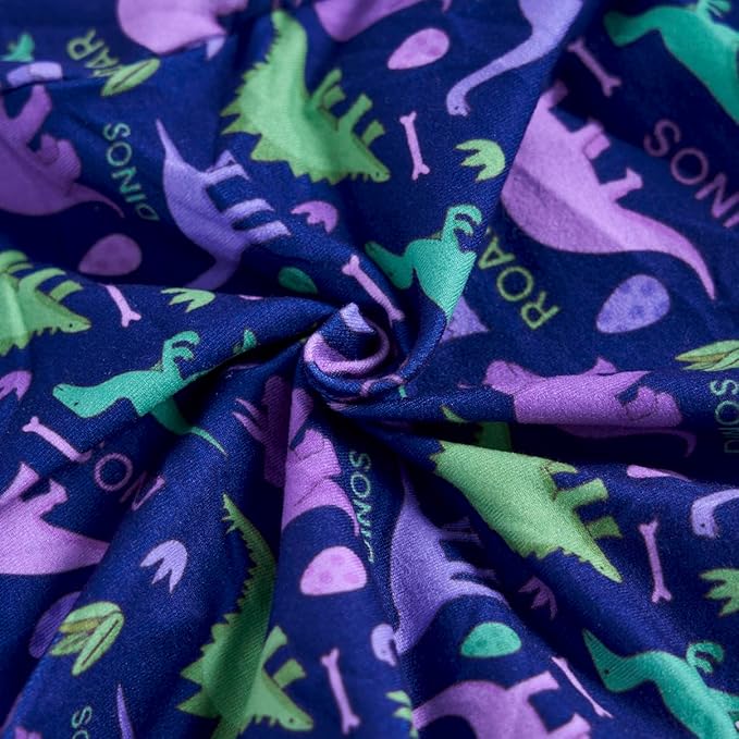PetWarm Dog Recovery Suit Male Neutered Surgery, Onesies for Dogs, Dog Cone Alternative After Surgery, Substitute E-Collar and Cone Prevent Pet Surgery Recovery Suit, Dinosaur pattern, Blue Purple, XL