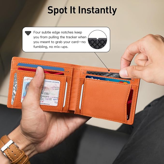 2026 Apple MFi Certified Wallet Tracker Smart Card for Find My iPhone Ultra Thin Air Tracker Tag for Travel, 5 Years+ Staying Power, IP69 Waterproof, Key Finder & Item Locator for Keys, Bags, Passport | Ultra Thin Air Tracker Tag for Travel, 5 Years+ S...