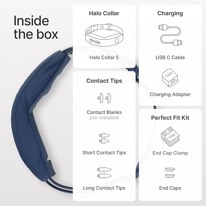 Halo Collar 5 GPS Wireless Dog Fence | Keep Your Dog Safe with Custom Boundaries, Real-Time Tracking, and Instant Alerts at Home, Away, or Off-Grid