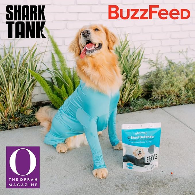 Shed Defender Sport Dog Onesie for Dog Shedding, Seen on Shark Tank, Lightweight Breathable, Bodysuit for Dogs, Pet Jumpsuit, Dog Body Suit, Shed Shirt, Full Body Shed Suit, Hot Spots, Vet Approved