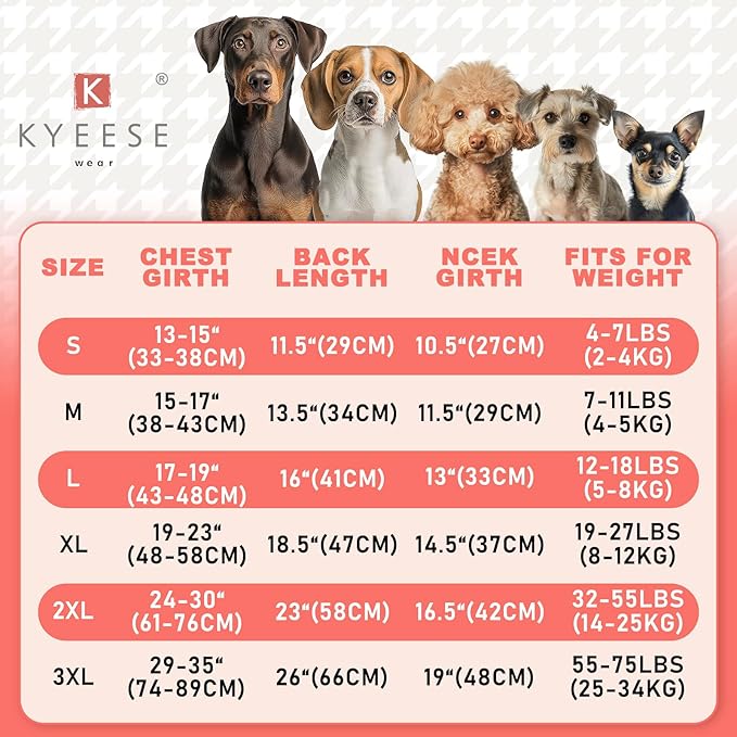 KYEESE 2Pack Dog Sweater Soft Dog Sweaters for Medium Dogs Boy Stretchy Large Pet Sweater Turtleneck Dogs Clothes Pullover Pets Sweatshirt Warm Pet Coats