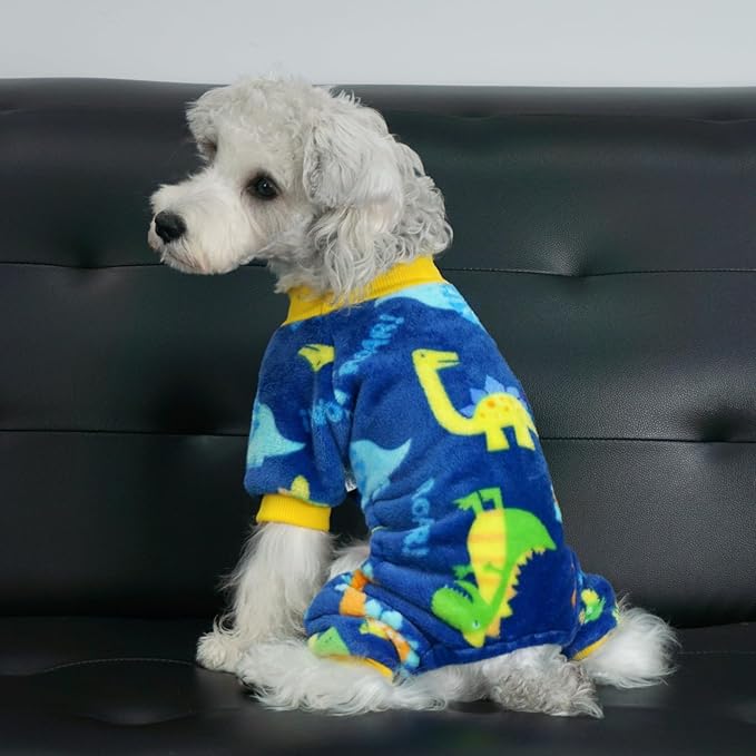 XPUDAC Dog Pajamas Fleece Dog Sweaters for Small Medium Dogs Girl Boy Soft Warm Winter Pet Clothes for Doggie Winter Christmas(XX-Large)