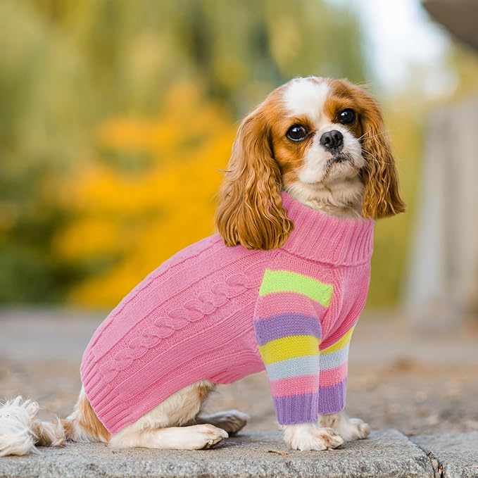 XLarge Dog Sweaters Male Female, Large Dog Sweater Turtleneck Stretchy, XL Dogs Sweaters for Winter Spring Autumn Christmas, Sweater for Extra Large Dogs Collie Pitbull, Pet Knitwear XL