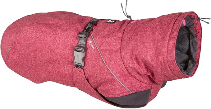 Hurtta Expedition Parka, Winter Dog Coat, Beetroot, 16XS