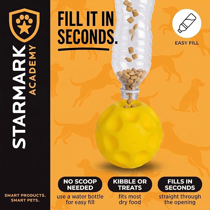Starmark Treat Dispensing Tetraflex Dog Toy Medium