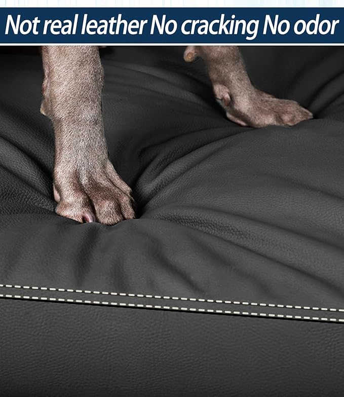 Waterproof Dog Bed Large Sized Dog，Orthopedic Waterproof Pet Beds with Removable Washing Cover, Egg Crate Foam Mat, Suitable for Pet Up to 120 lbs