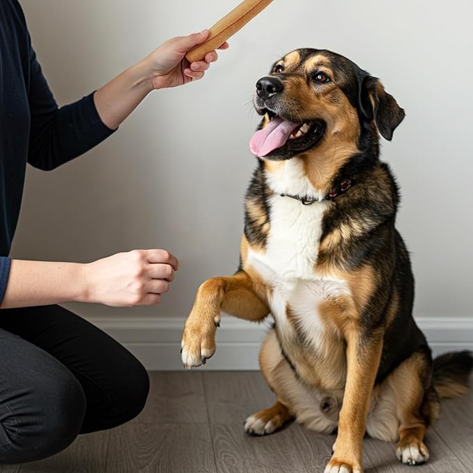 Jungle Calling Dog Treats, Collagen Rolls Dog Chew Treats, 7 Inch Long Lasting Rawhide Alternative Chicken Flavor Collagen Chews for Medium and Large Dogs, 18.3 oz (4 Counts)