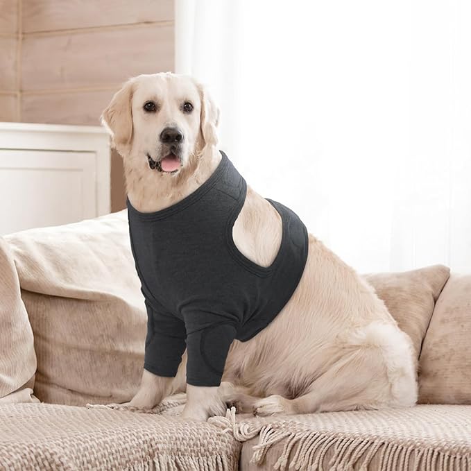 Nanaki Surgery Dog Recovery Suits for Front Legs, Dog Leg Sleeve to Stop Licking, Doggy Anti-Lick Wounds Pants, Pet Wound Cover Protective Sleeves Arm Protector for Injuries & Joint Pain