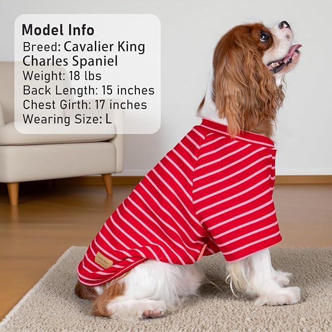KYEESE 3Pack Small Dog Sweater, Soft Puppy Sweatshirt Stretchy Lightweight Dog Sweater for Small Dogs Girl Boy, Pullover Fleece Cat Shirt Pet Clothes with Sleeves, S