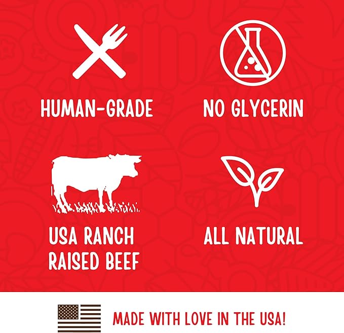 Full Moon All Natural Essentials Beef Jerky Tenders Free Range Human Grade 24 oz