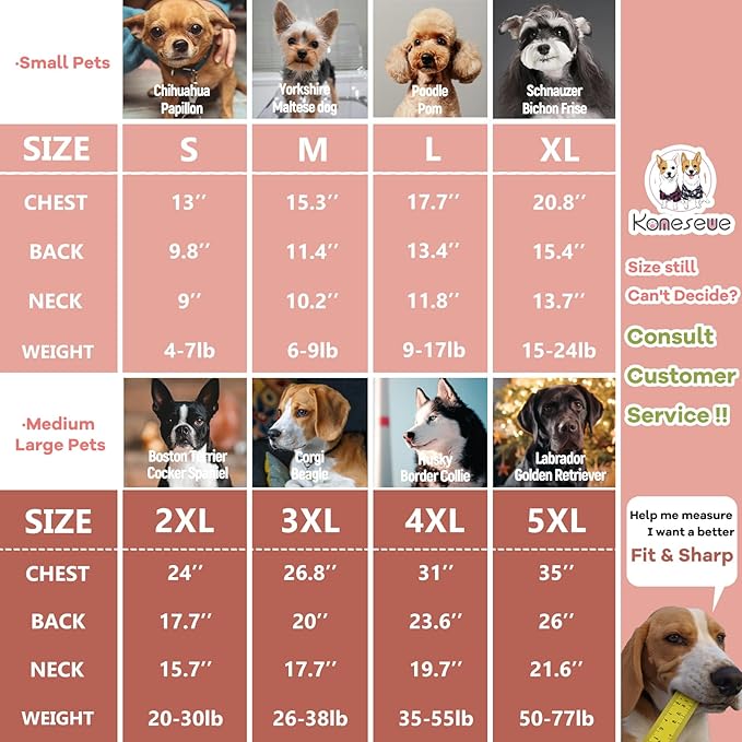 Koneseve Dog Hoodie - Fleece Warm Sweater with Pocket, Soft Clothes for Daily Wear, Basic Hooded Sweatshirts, Winter Coat Clothing, Comfort Tee Shirt Fit for All Breeds Pet - Pink - 4XL