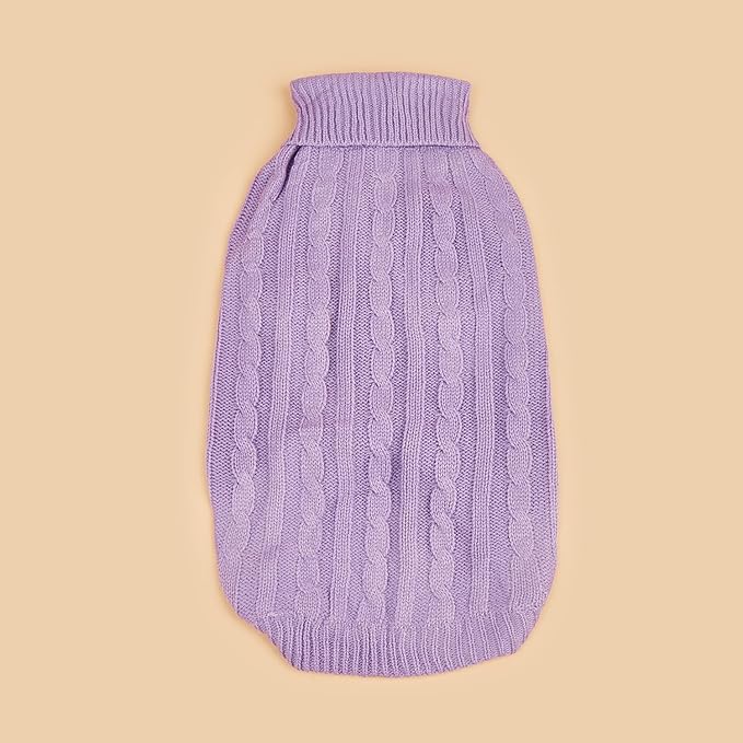 Dog Sweater for Small Medium Large Dogs - Warm Winter Turtleneck Knit Dog Sweaters Soft Pet Cat Clothes Christmas Coat Indoor Outdoor Use for Puppy Kitten Male Female Girl Boy Pets