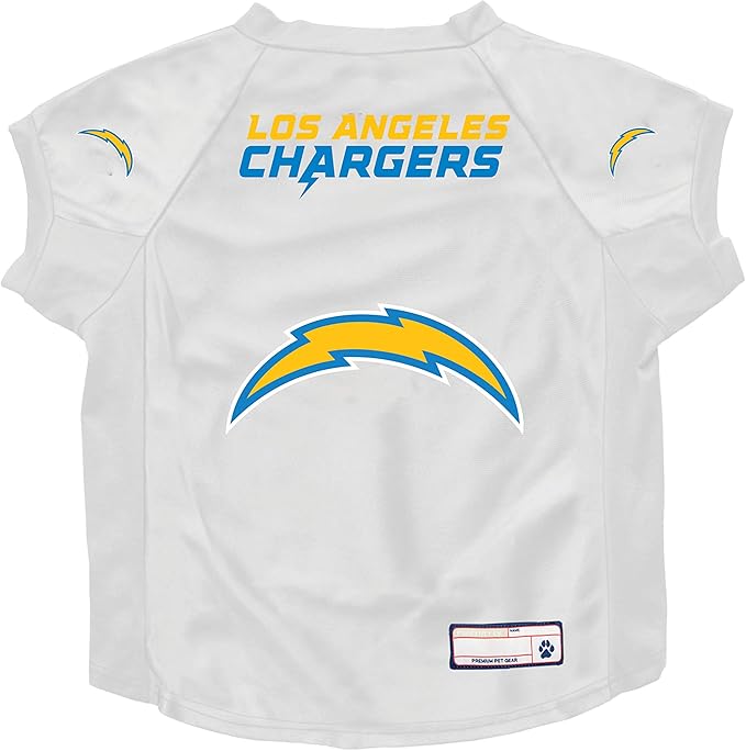 Littlearth Los Angeles Chargers NFL Stretch Pet Jerseys for Big Dogs