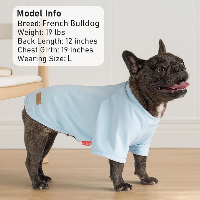 KYEESE 3Pack Dog Sweater, Soft Pet Sweatshirt Stretchy Pullover Dog Sweater for Large Dogs Boy, Lightweight Fleece Pet Shirt Clothes with Sleeves, 3XL