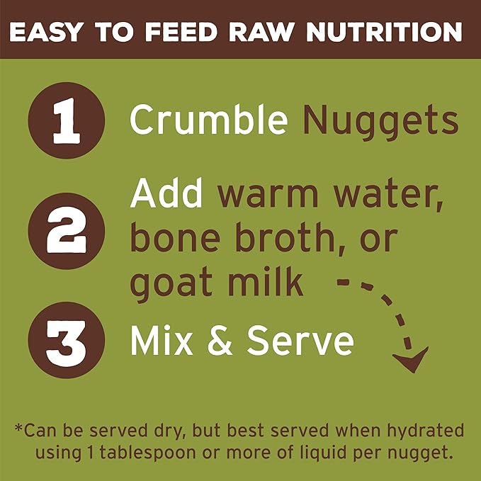 Primal Freeze Dried Dog Food, Pronto Mini Nuggets, Lamb; Scoop & Serve, Complete & Balanced Meal; Also Use as Topper or Treat; Premium, Healthy, Grain Free, High Protein Raw Dog Food (7 oz)