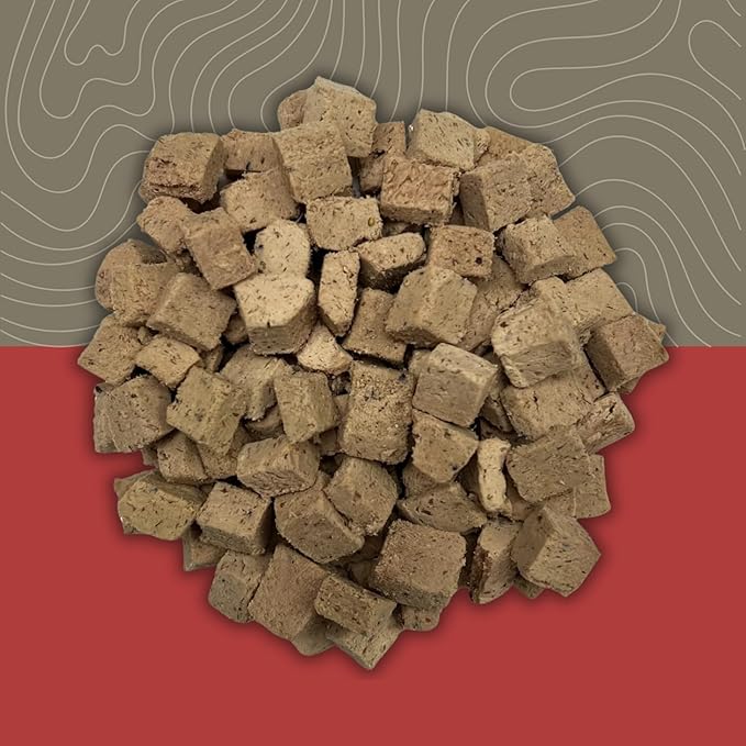 MONTANA DOG FOOD CO. Freeze-Dried Raw Beef Recipe Dog Food – Grain-Free, High-Protein Meal or Topper, Made in USA with USA Ingredients -6.4 oz Bag