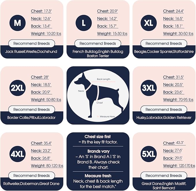 IECOii Big Dog Sweater - Extra Large Dog Sweater for Cold Weather, DarkRed, 4XL for Doberman & Great Dane, DarkRed - XXXXL
