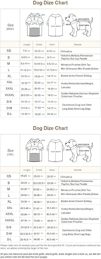 Lovelonglong Blank Basic Hoodie Sweatshirt for Dogs 100% Cotton Fits Small Medium Dachshund Large Dog Off White XS
