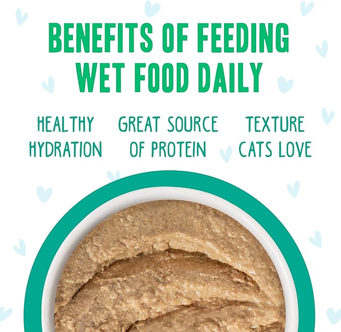 Weruva B.F.F. Play - Best Feline Friend Paté Lovers, Aw Yeah!, Turkey & Tuna Tweet Me! with Turkey & Tuna, 5.5oz Can (Pack of 8)