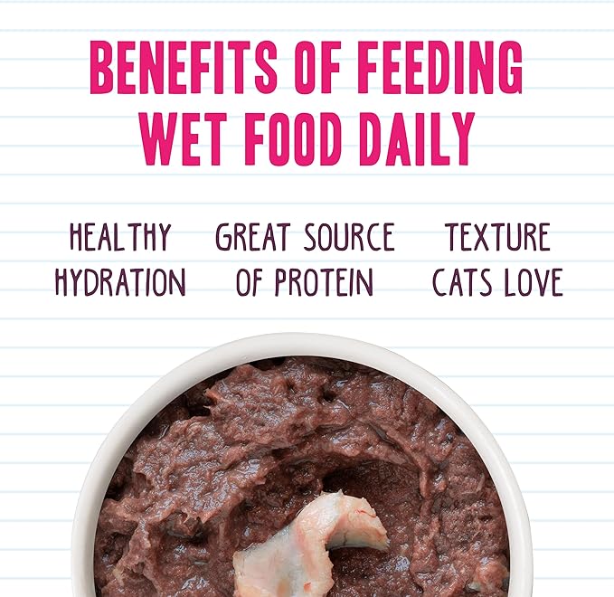 Weruva BFF Minced Natural Wet Cat Food, Tuna and Tilapia Twosome in Gelee, 3oz Can, Pack of 24