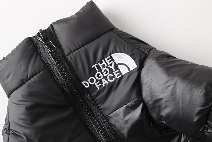 Pet Dog Warm Clothes Lightweight Puppy Coats Small Dogs Warm Jacket for Small Dogs, Black