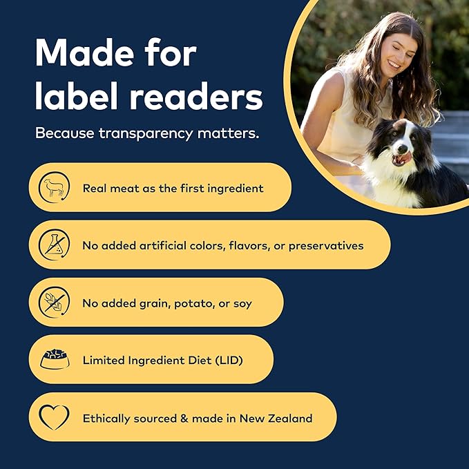 ZIWI Peak Air-Dried Dog Food – Venison - All Natural, High Protein, Grain Free, Limited Ingredient w/ Superfoods (16oz)