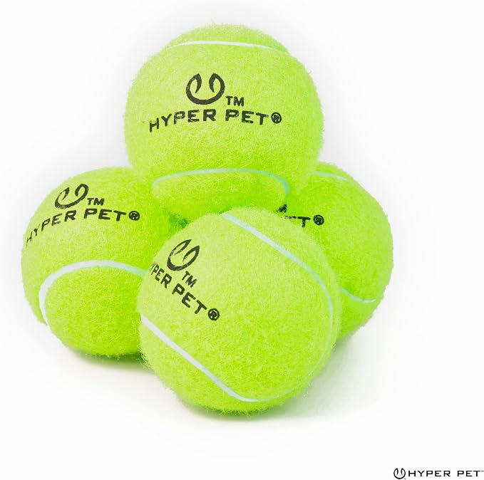 Hyper Pet Mini Tennis Balls for Small Dogs, Pack of 12, Interactive Fetch