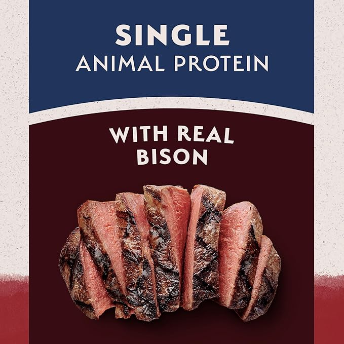 Natural Balance Limited Ingredient Adult Grain-Free Dry Dog Food, Reserve Sweet Potato & Bison Recipe, 12 Pound (Pack of 1)