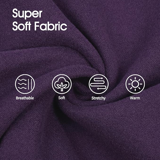 IECOii XXXL Dog Sweater Large Size Dogs,Fleece Sweatshirt Lightweight Clothes for Fall Winter, Indoor & Outdoor Wearing,Suit for Golden Retriever,Labrador,Goldendoole,Purple, 3XL