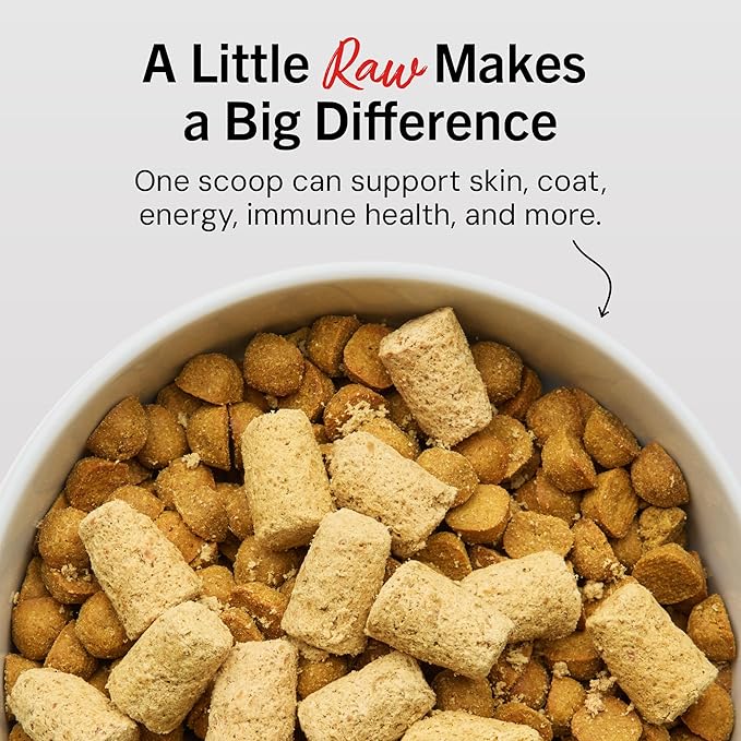 Stella & Chewy's Freeze-Dried Raw Tantalizing Turkey Meal Mixers- Dog Food Topper and Mixer - Made with 95% Cage-Free Turkey, Organs & Bone - Perfect for Picky Eaters - Grain-Free - 35 oz