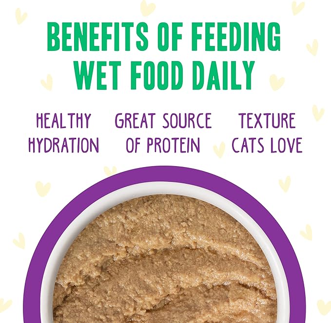 Weruva B.F.F. Play - Best Feline Friend Paté Lovers, Aw Yeah!, Chicken & Beef Best Buds with Chicken & Beef, 2.8oz Can (Pack of 12)