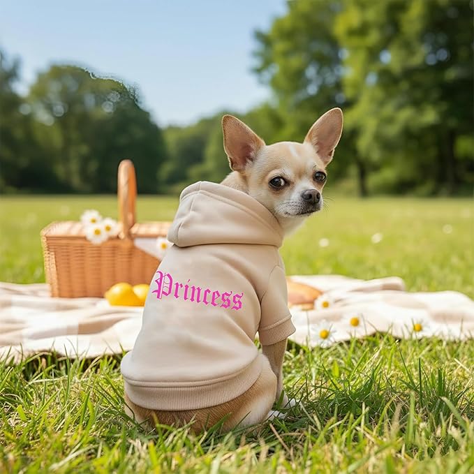 Personalized Name Dog Hoodie, Printed/Embroidered Puppy Sweater with Name/Text, Custom Security Clothes Warm Winter Dog Outfit, Bright Puppy Sweatshirt, Pet Birthday Outfit, Gift for Dogs Lovers 03