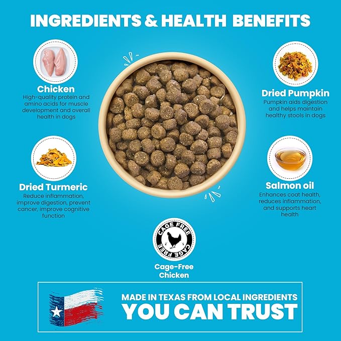 Muenster Ancient Grains Chicken Dry Dog Food, 4lb - Gluten-Free, High Protein, Digestive Support