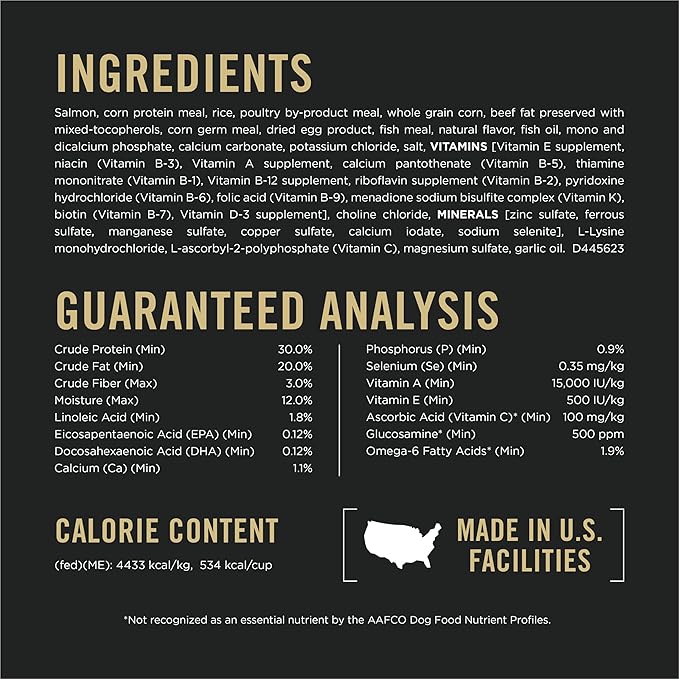 Purina Pro Plan High Protein Dog Food, Sport 30/20 Salmon and Rice Dog Food Dry Formula - 33 lb. Bag