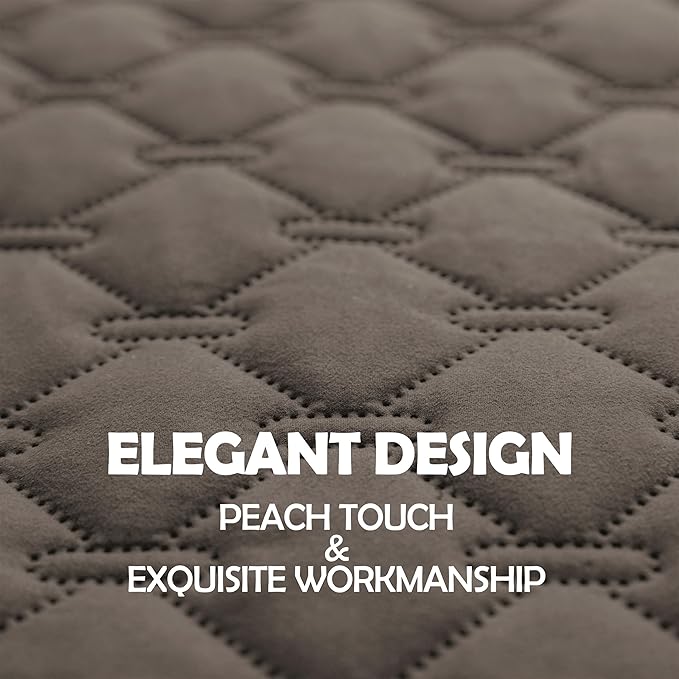 gogobunny 100% Double Sided Waterproof Dog Blanket Soft Pet Bed Cover Reversible Protect Furniture Couch Sofa Car for Puppy Cat Kids (Dark Walnut/Light Walnut, 82x102 Inch (Pack of 1))
