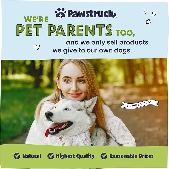 Pawstruck Natural 12” Braided Bully Sticks for Dogs - Tough, Long-Lasting, Rawhide-Free, Low Odor, Healthy Single Ingredient Chew Treat for Aggressive Chewers - 10 Count - Packaging May Vary