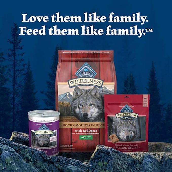 Blue Buffalo Wilderness Variety Pack Dog Treats Made with Natural Ingredients Duck Turkey & Salmon