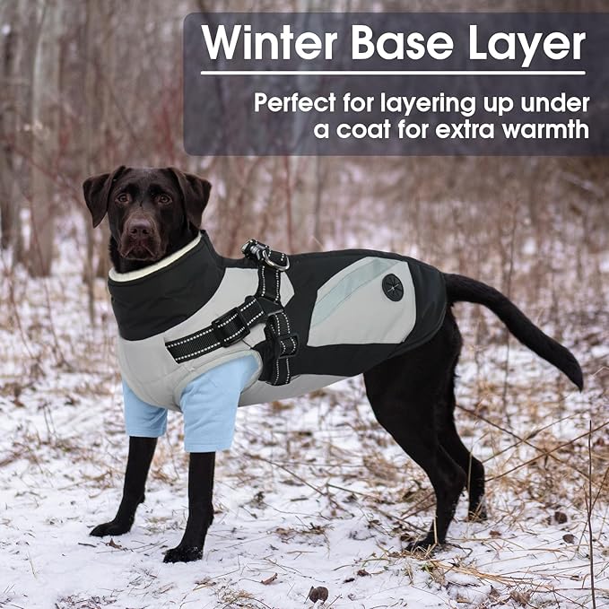 IECOii XXXL Dog Sweater Large Size Dogs,Fleece Sweatshirt Lightweight Clothes for Fall Winter, Indoor & Outdoor Wearing,Suit for Golden Retriever,Labrador,Goldendoole,Blue, 3XL
