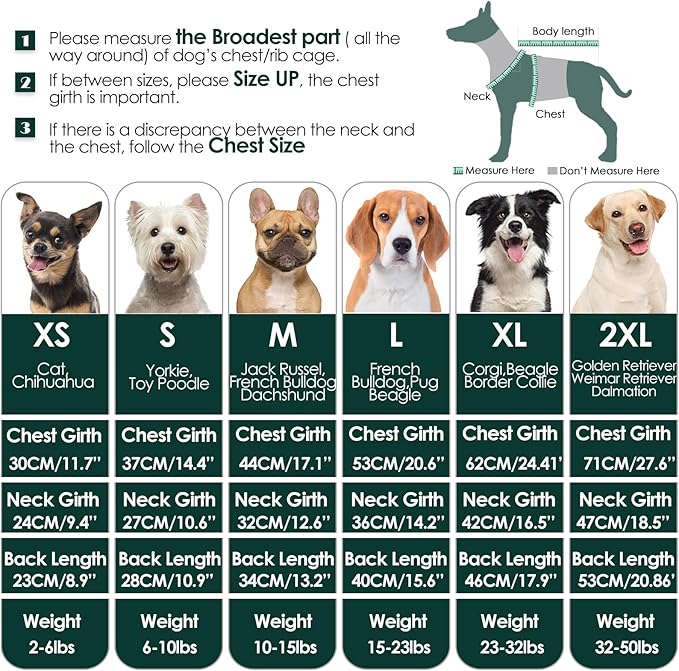 AOFITEE Large Christmas Dog Sweater, Turtleneck XXL Dog Sweater for Winter, Stretchy Knitwear Dogs Sweaters, Knitted Pullover with Harness Hole for Pitbull, Golden Retriever, Labrador Green 2XL