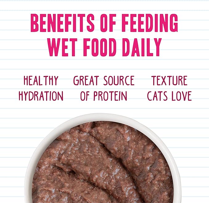 Weruva BFF Minced Natural Wet Cat Food, Tuna and Bonito Be Mine in Gelee, 5.5oz Can, Pack of 24