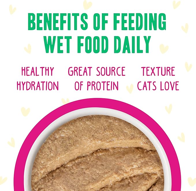 Weruva B.F.F. Play - Best Feline Friend Paté Lovers, Aw Yeah!, Chicken, Duck & Turkey Take a Chance with Chicken, Duck & Turkey, 5.5oz Can (Pack of 8)